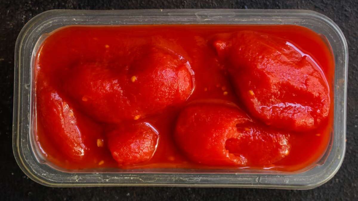 tomates en conserve sans eau